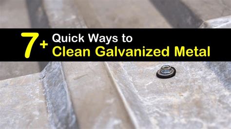 how to polish galvanized sheet metal|cleaning galvanized metal for painting.